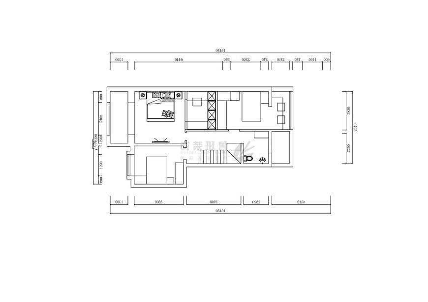 中航樾公馆,现代轻奢风格,户型图